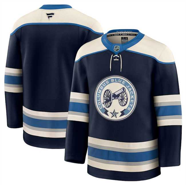 Mens Columbus Blue Jackets Navy 2024-25 Alternate Stitched Hockey Jersey Dzhi->blue jackets->NHL Jersey